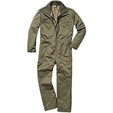 Brandit Panzerkombi Einteiler Winter-Overall - incl. herausnehmbarem Thermo-Unterziehkombi, Gr.L, Oliv