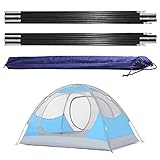 HITECHLIFE Zeltstange 7 Mm Fiberglas-stange Ersatz Leichte Stangen Für Camping Reisende Abenteurer Ausrüstung Zubehör
