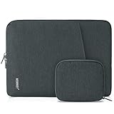 NEWHEY Laptophülle 14 Zoll Stoßfest Laptop Notebook Tasche Hülle Wasserdicht Schutzhülle Sleeve Case Kompatibel 14 mit Klein Fall Dunkelgrau