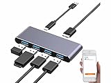 Xystec WiFi USB Hub: WLAN-USB-3.0-Hub mit 4 einzeln schaltbaren Ports, App, Sprachsteuerung (Funk USB Hub, Wireless, Festplatten Adapter)