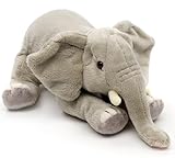 Uni-Toys - Elefant, liegend - 27 cm (Länge) - Plüschtier, Kuscheltier