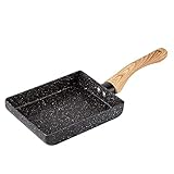 KEDUODUO Non-Stick Pan Omelette Pancake-Pancake-Küchen-Pan-Non-Stick-Pan-Haushalts-Brat-Pan-Gasherd-Haushalts-Non-Stick-Pfanne,Schwarz