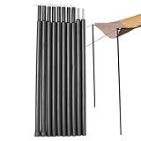 2x Teleskop Zeltstange Alu Aufstellstange Sonnensegel Tarpstange, Teleskopstange Zeltstange 2m, Für Tarp, Zelt, Sonnensegel Campingplanen Zeltstangen Verstellbar Stange Für Sonnensegelbefestigung