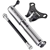 Pro Bike Tool Mini-Fahrradpumpe für Presta- und Schraderventile, Hochdruck-PSI, zuverlässig, kompakt und leicht, hervorragende Qualität und Leistung, Fahrrad-Reifenpumpe für Rennräder, Mountainbikes und BMX-Fahrräder