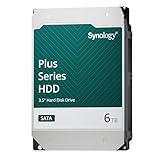 Synology 6 TB HAT3300 HDD – 1 Million Stunden MTBF, 180 TB/Jahr Arbeitslast, 5400 PRM