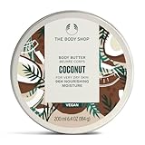 The Body Shop Coconut Body Butter unisex, Kokos Körperbutter 200 ml, 1er Pack (1 x 200 ml)