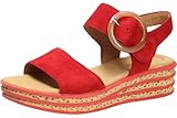Gabor Damen Plateausandalen, Frauen Sandalen,Plateausandaletten,Dicke Sohle,bequem,Sommerschuhe,Freizeitschuhe,Rubin (So.Rubin),35 EU / 2.5 UK