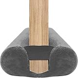 BKSAI Zugluftstopper für Türen 90CM Ohne Kleben Türdichtung Unten Zuschneidbar für Haustüren 80cm 75cm 85cm 83cm Luftzugstopper Windstopper Türluftstopper Türbodendichtung Windschutz Tür
