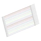 Homoyoyo 20 Stück Selbstgemacht Anhänger Kette 45cm Gewachste Baumwollkordel Schmuck Halskettenschnüre mit PU Leder Gesichtsmasken Lanyard Ersatz für Armband Herstellung