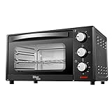 Zilan Elektrobackofen – doppelter Schutz aus Glas – 15 Liter