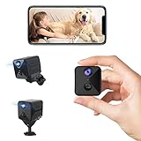javiscam Mini Kamera,Full HD Überwachungskamera,Kamera Überwachung Innen,Mini Kamera Live Übertragung Handy APP, 100 Tage Lange Standby WiFi WLAN Kamera,Bewegungsmelder Nachtsicht