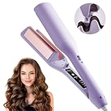 Flintronic Welleneisen Lockenstab 32mm für Große Locken, Französische Wellen, Deep Waves, Wasserwellen - 160℃-220℃ Einstellbare Temperatur für Lange, Kurze Haare