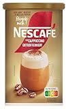 NESCAFÉ GOLD Typ Cappuccino Entkoffeiniert, Getränkepulver aus entkoffeiniertem löslichem Bohnenkaffee, vollmundig & aromatisch, koffeinfrei, 1er Pack (1 x 250g)