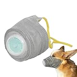 Hunde Anti Biss Mündung, Hunde Schnauze - Einstellbare Haustier Welpen Luftfilter Maulkorb - Tierbedarf Hundemundschutz für täglich, Wandern, Park, Training, Reisen
