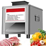 Elektrische Fleischbandsäge Knochenschneidemaschine Knochensäge, kabelloser Fleischschneider, elektrischer Feinkostschneider, 850 W, 200 kg/h, einstellbare Dicke, Fleischschneidemaschine für