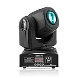 RAYSHIN 60W LED Moving Head Licht Strahl Licht Bühneneffektbeleuchtung mit 8 Mustern + Rotation + 8 Farbmischung effekt für DJ Show Concert Party KTV.