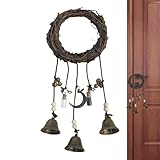 Hexen Türglocke | Vintage Witch Home Decor,Dekoratives Windspiel Und Türdekoration Für Halloween Für Hinterhof Vorgarten Fenster Schlafzimmer Innen- Und Außenbereich