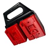 Platzsparendes ABS-Gestell mit 4 Positionen, mit sicherem Griff für 18 V/20 V Elektrowerkzeuge, nicht kippbare Batteriespeicherung