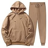 2025 - Frauen mit Hosen Hoodie Plus Freizeit Winter Fleece mit Kapuze Frauen Anzüge Western Telefondose (A, XXL)