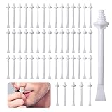QHFlashbuy Nasenwachs Stäbchen 100 Stück Nasenhaar Wachs Sticks,Nasenhaarentferner,Wachsstäbchen Applikatoren für Nasenlochreinigung und Nasenhaarentfernung