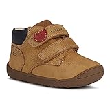 Geox Baby - Jungen B Macchia Boy Erste Schritte, Biscuit, 23 EU