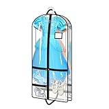 Transparenter Kleidersack, wasserdicht, staubdicht, zum Aufhängen, für Tanzwettbewerbe, Performance, saisonale Organisation, formelle Kleidung