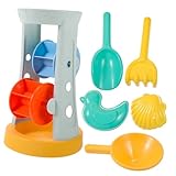 Vaguelly Sandspielzeug aus Robustem Kunststoff Sicher und Praktisch für Strand und Garten Inklusive Sandschaufel und Förmchen zum Graben und Sandburgen Bauen für Mädchen und Jungen Draußen