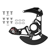 Mountainbike Kettenführung 32T-38T Einzel-Kettenblattschutz ISCG03 ISCG05 für Downhill Fahrrad Kettenstabilisator schwarz 205 x 200 mm