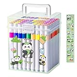 Generisch Filzstifte Set,Acrylfarben-Marker-Set Für Kinder | Wasserdichte Schmutzfeste Malfarbe Stifte für Schule Kindergarten Reisebedarf Ostergeschenke