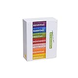 Pflegehome24® Wochen Medikamentendispenser Medikamentendosierer 7 Tage,weiß 4-Fach Tablettenbox