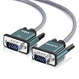 SLDXIAN VGA auf VGA Kabel, VGA Stecker auf VGA Stecker 15-polig, Full HD 1080P für Computer, Monitor, TV, Beamer (1M)