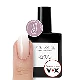 Original Miss Sophie Top Coat Glossy I Überlack für Nagelfolien & Nagellack I Schnelltrocknender Topcoat glänzend I Nagelfolie Versiegelung I Klarlack Nagellack I Bis zu 14 Tage Halt