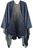 XINCXIN Schals und Tücher for Damen im Winter, gestrickte Ponchos for Damen, wendbare übergroße Damendecke