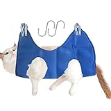 Ziurmut Pflege-Hängematte | Verstellbares Hängemattengeschirr für die Fellpflege | Relax-Hängematte, Entspannung Cat Grooming Restraint | Katzenaufhänger Atmungsaktiv verstellbar