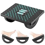 Lighterday Fußhocker,Ergonomische Fußstütze Schreibtisch Verstellbare Fußstütze Bequeme Fußbank,Fußablage Schreibtisch mit Rollenmassage,Fussstütze Büro Fusshocker fürs Büro Hause (Schwarz)