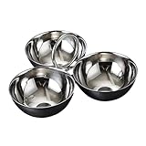 KAHDGSS Geteilter Teller Aus Edelstahl Zum Servieren Von Speisen Ideal Für Nachhaltige Ernährung Und Umweltschutz Snackteller Aus Edelstahl