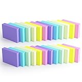 24 Pads Mini-Haftnotizen, 3,8 x 5,1 cm, Kleine Selbstklebende Notizen, 80 Blatt/Block, für Kleine Erinnerungen in Büros, Schulen und Haushalten, 38 x 51 mm