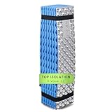Alpteq® SchlafPlatz Isomatte faltbar – IXPE Thermomatte & Schlafmatte für Camping & Wandern, Ultraleicht, wasserdicht, isolierend, Outdoor Schaumstoffmatte