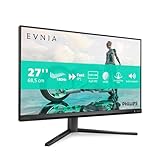 Philips Evnia 27M2N3200AM - 27 Zoll Full HD Gaming Monitor, 180 Hz, 1 ms, FreeSync Prem., G-Sync comp., HDR10 (1920x1080, 1x DisplayPort 1.4, 2X HDMI 2.0) schwarz-grau