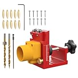 Jig für Taschenlöcher, Bohrführung für Taschenlöcher, Bohrständer mit Staubauffang, für Installation von Schränken, Terrassenbau, Montage