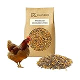 KLASEBO 25 kg Ergänzungsfutter für Legehennen, Geflügelfutter, Premium Körnerfutter für Hühner, Gänse, Enten, gentechnikfrei