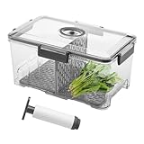 Aufbewahrungsbehälter für Lebensmittel – Vakuum-Box, Mehrzweck-Reiseorganisator, transparenter Timer mit sicherem Design, Frischhaltebox für P