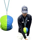 HoldOneLight Tragbarer Golfschwung-Trainer-Ball, Haltungs- und Bewegungskorrekturhilfe, inklusive Trageseil für einfachen Transport, ideal für Anfänger (M 150-175CM)
