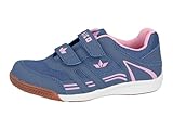 Lico Unisex Kinder Active Indoor V Hallenturnschuhe, Grau Rosa, 35 EU