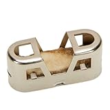 Mini-Handwärmer aus Legierung: Tragbarer, mit Öl gefüllter Taschenofen mit Punktmuster für Wärme im Winter GkN943 (Silver, 4x2x2cm)