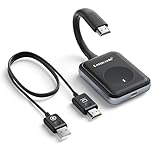 Lemorele Wireless HDMI Transmitter and Receiver Supports 8 TXS to 1 RX Max, 5G/2.4G 50M HDMI Funkübertragung, 1080P HDMI Funk für Streaming Video Audio File von Laptop, PC zu HDTV, Projektor(Black)