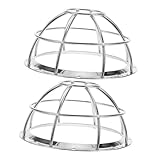 Lurrose 2 STÜCK Rauchmelder Schutzabdeckung Stoßfester Transparenter Feuermelder Schutzkorb Einfache Montage Langlebiger Sprinklerkopf Schutz für Rauchmelder und Brandmeldeanlagen im