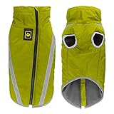 Idepet Wasserdichter Hundemantel Winter Warme Jacke, Winddichte Haustierkleidung Hundejacke Outfit für kleine mittelgroße Hunde mit Geschirrloch XL-6XL