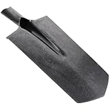 Levemolo Manganstahl Gartenspaten mit Ergonomischem Griff Schmaler Spitzschaufel für Aussaat Bodenlockern und Unkrautentfernung im Garten Langlebiges Gartengerät für Präzises Graben und