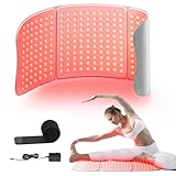 Hello Face 76 x 30 cm Großes Infrarot Lichttherapie Panel, 36W Rotlichttherapie Gürtel mit 792 LED-Chips, 660nm & 850nm, Körpertherapie Matte zur Schmerzlinderung (Blau)